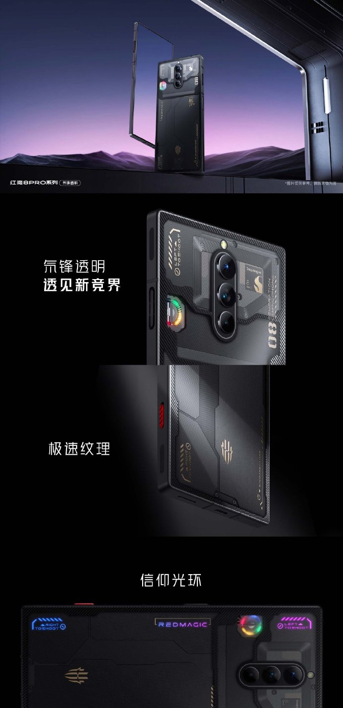 红魔8 Pro系列正式发布：首款骁龙8Gen2游戏手机 3999起售