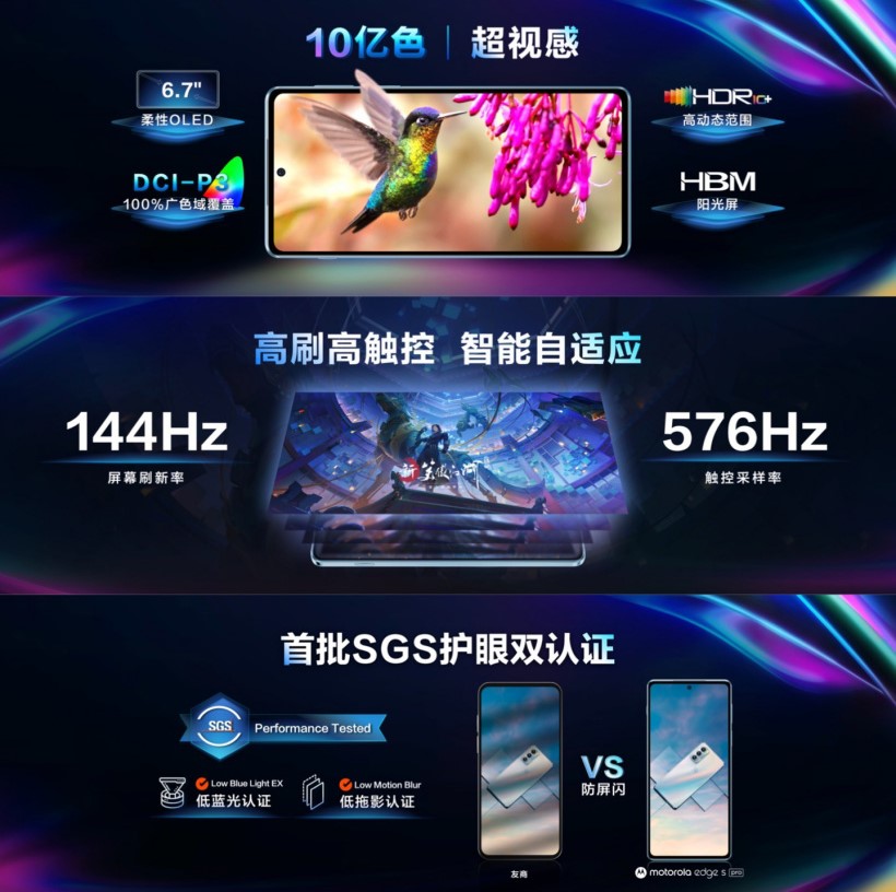 摩托罗拉Edge旗舰机，极致拍照，超越想象的百万像素!