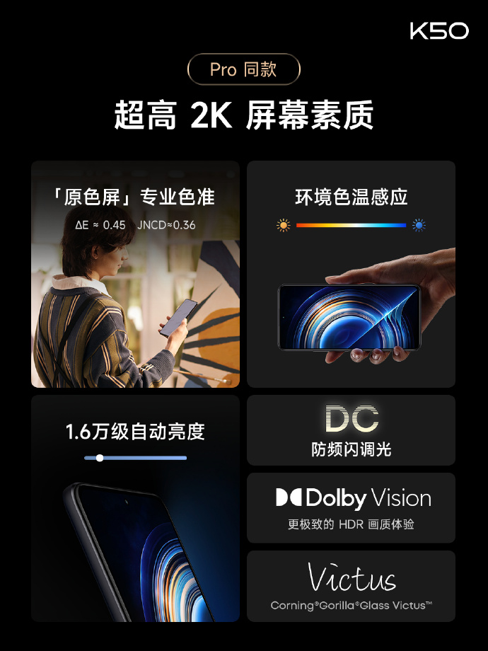 全体起立！Redmi K50系列发布 天玑8100起售仅2399