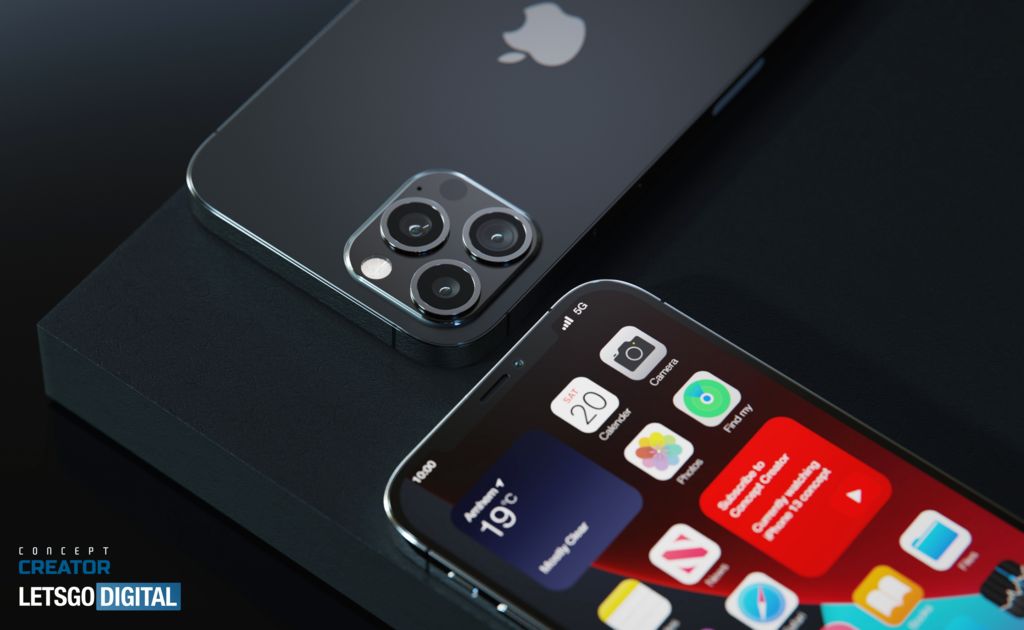 iPhone 12s Pro高清渲染图：120Hz高刷+屏幕指纹