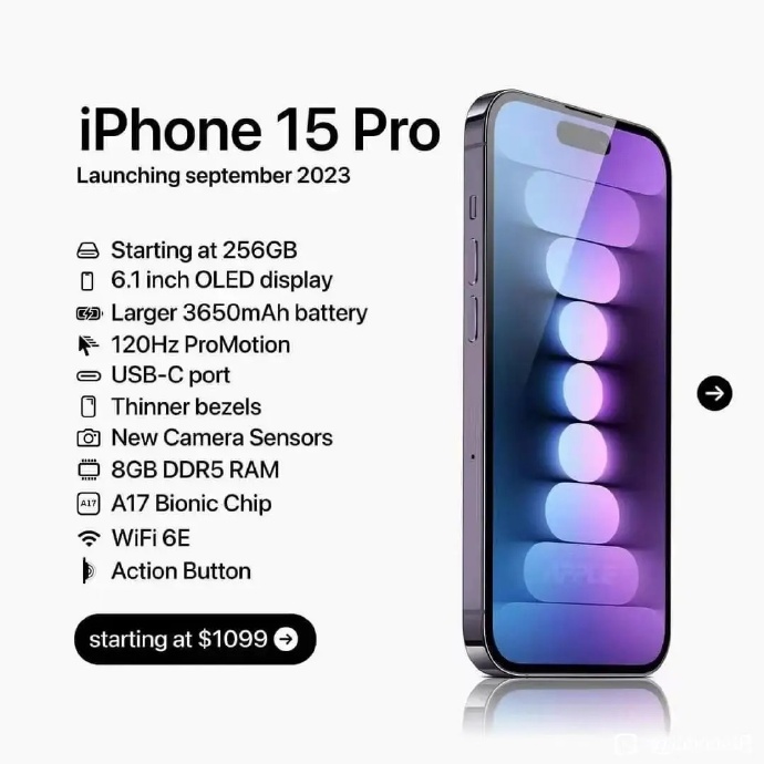 iPhone 15系列又有新爆料：钛合金+超窄边框加入