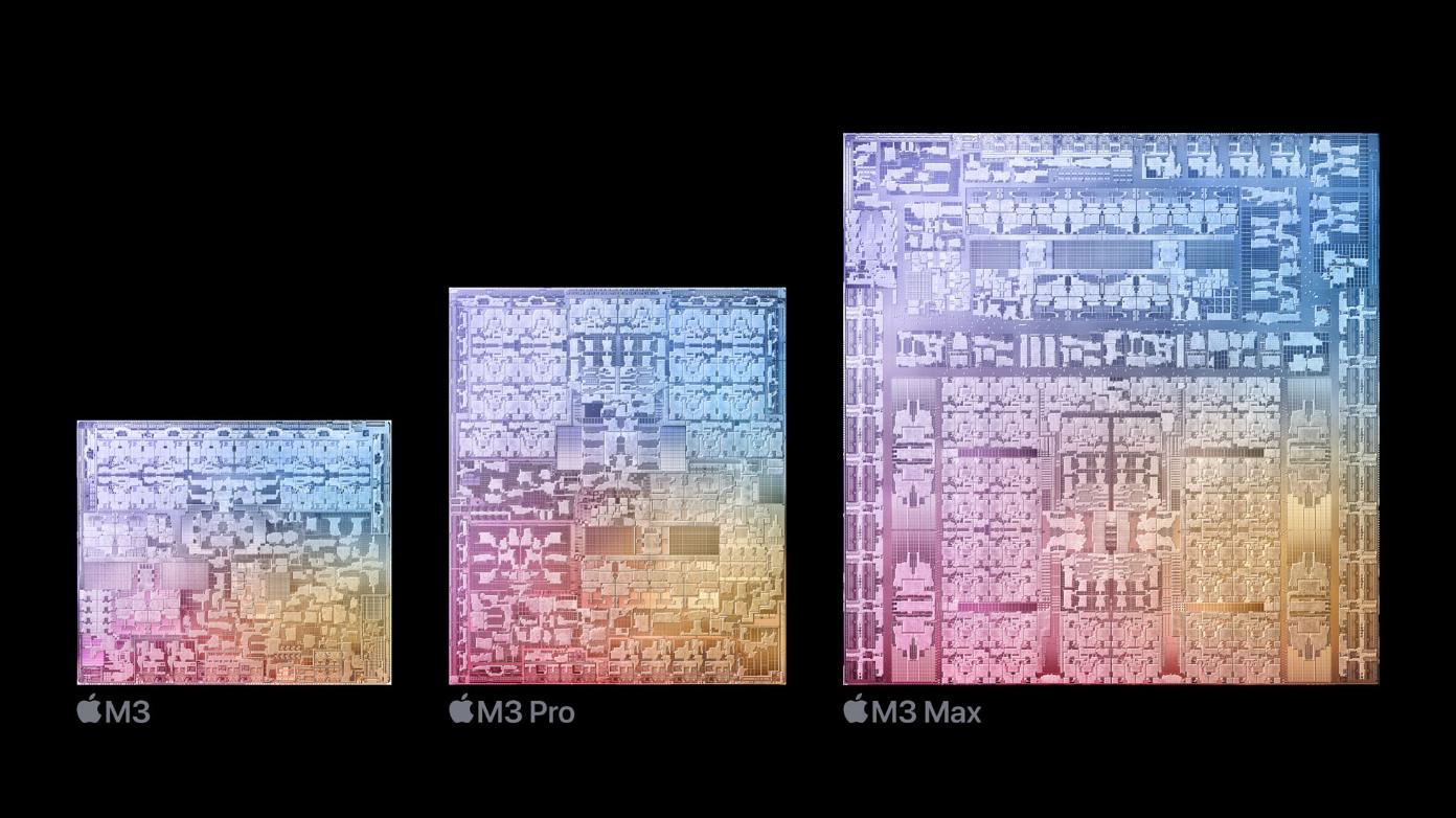 苹果正式发布M3、M3 Pro、M3 Max芯片：采用3nm工艺