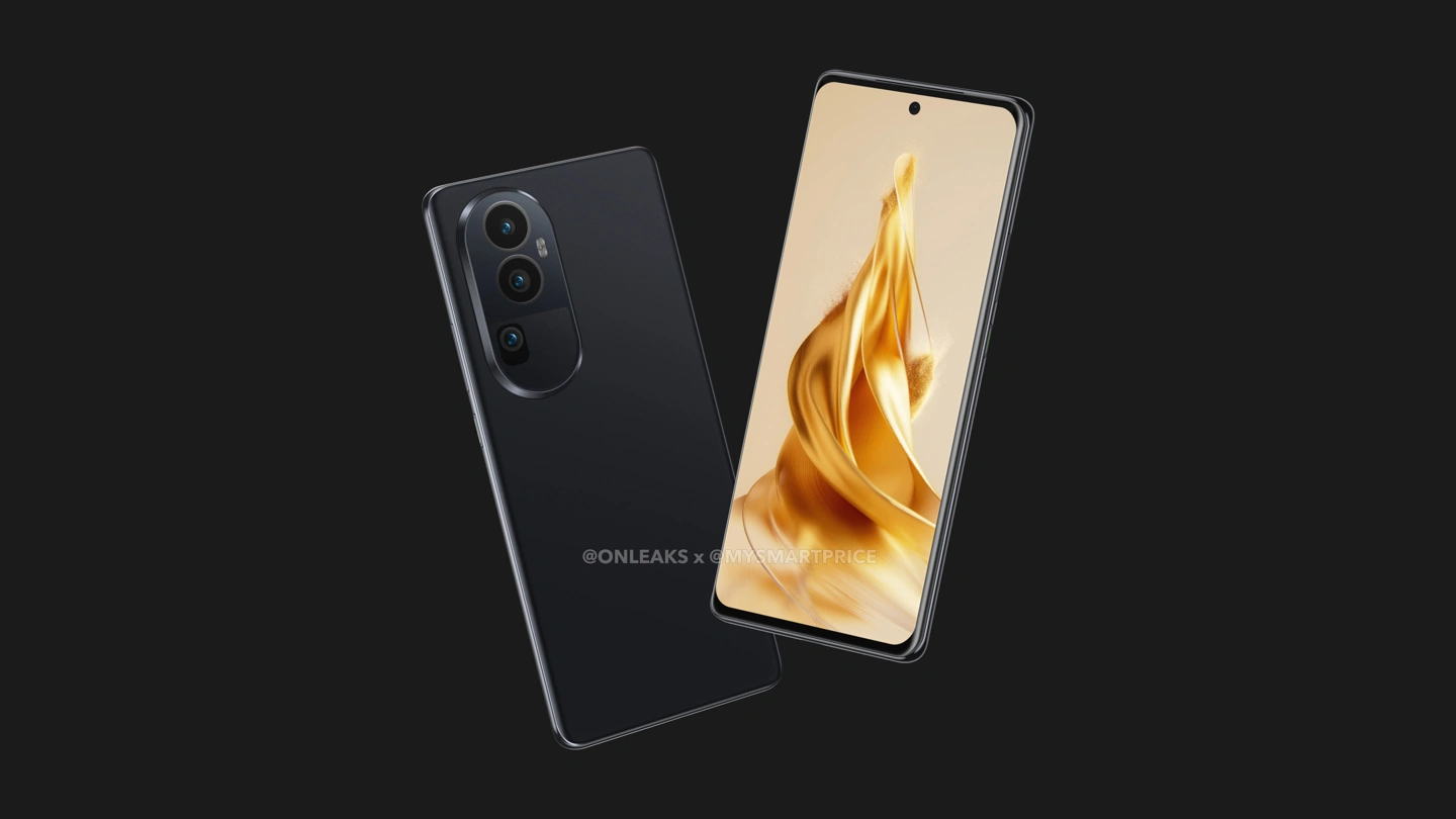 OPPO Reno 10 Pro渲染图曝光：居中打孔曲面屏 潜望式长焦