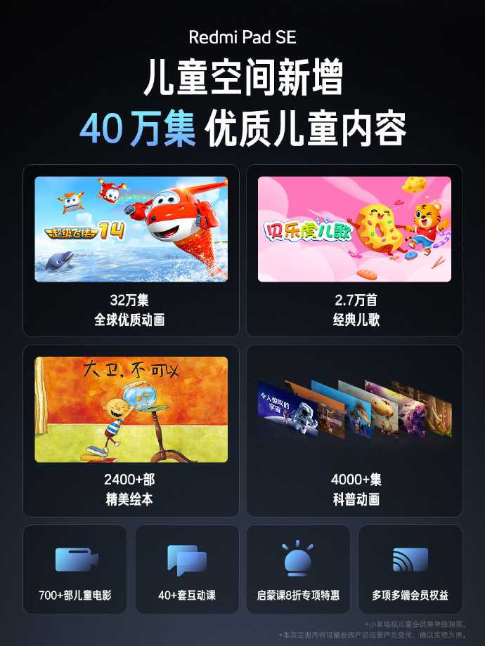 Redmi Pad SE发布：骁龙680加持 起售价仅为899！