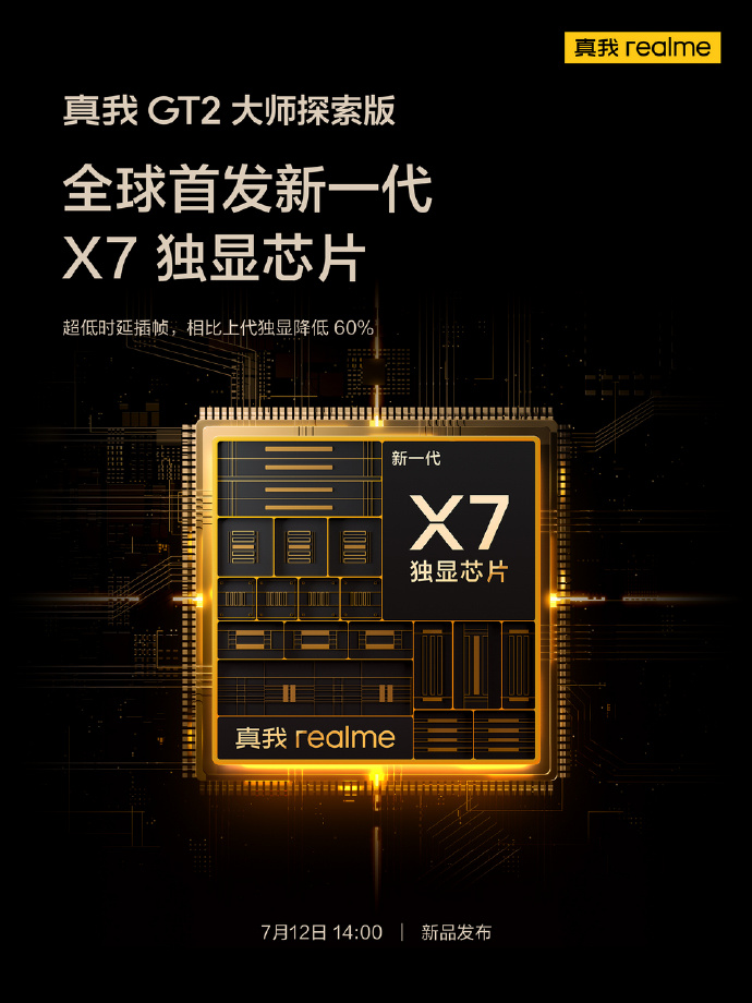 天际屏+独显芯：真我GT2首发Pixelworks X7芯片
