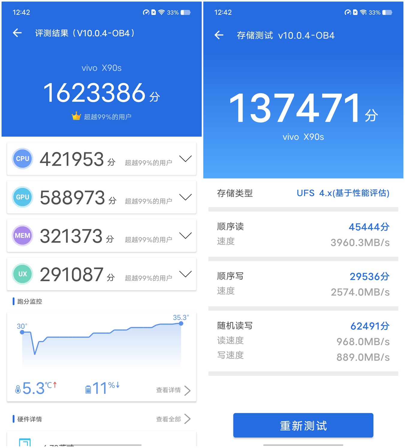 vivo X90s评测：小换代 大升级