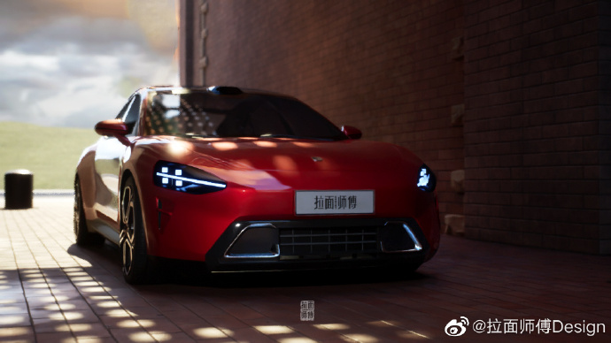 可能是真的 小米汽车高清外观图揭晓