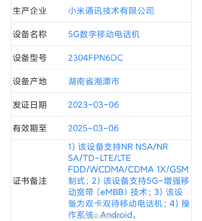 小米13 Ultra三证齐全 只待发布