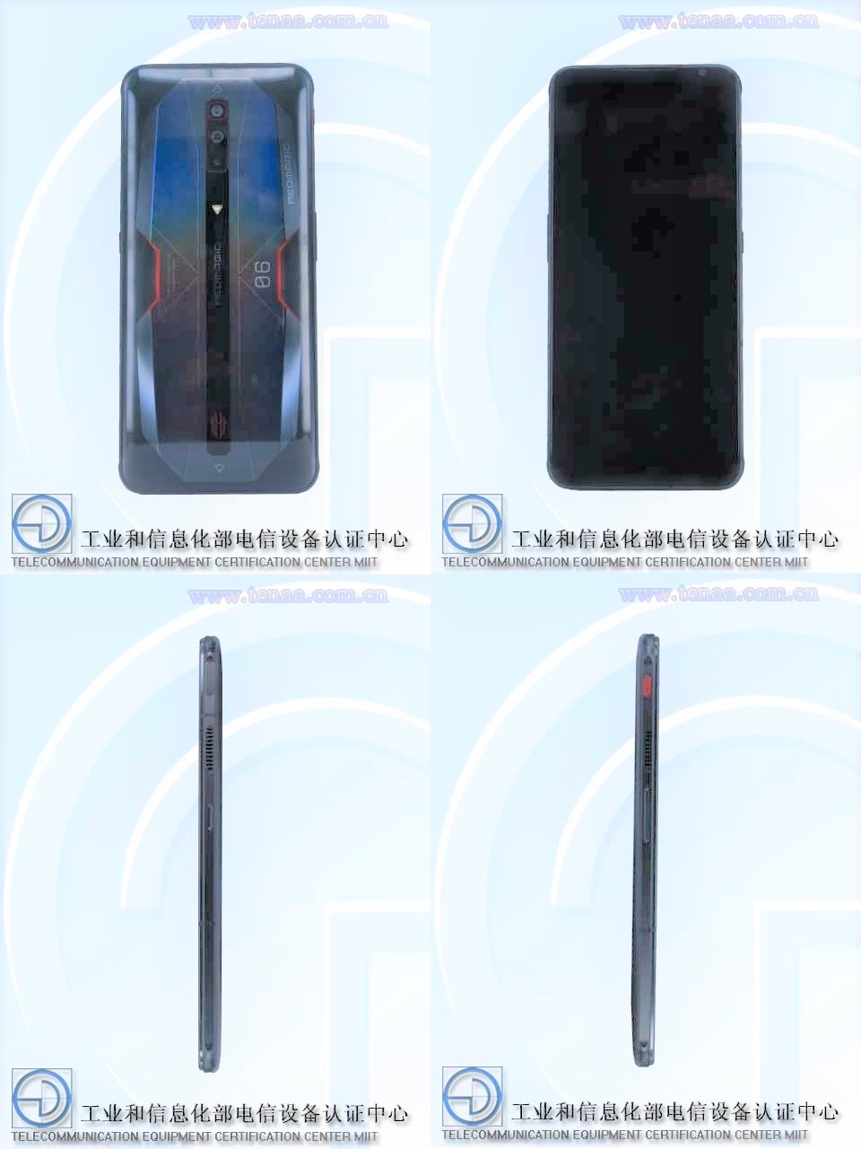 腾讯红魔游戏手机6入网：素颜照出炉 外形感受下