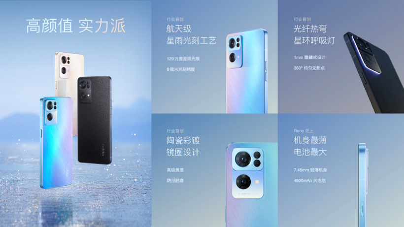 2199元起 OPPO Reno7系列发布：全球首发IMX709