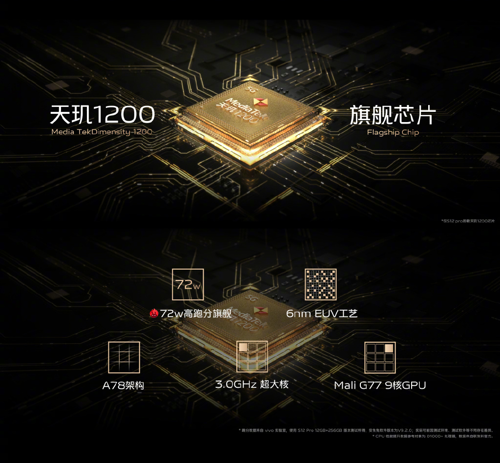 vivo S12系列发布：天玑1200加持 独家定制前摄