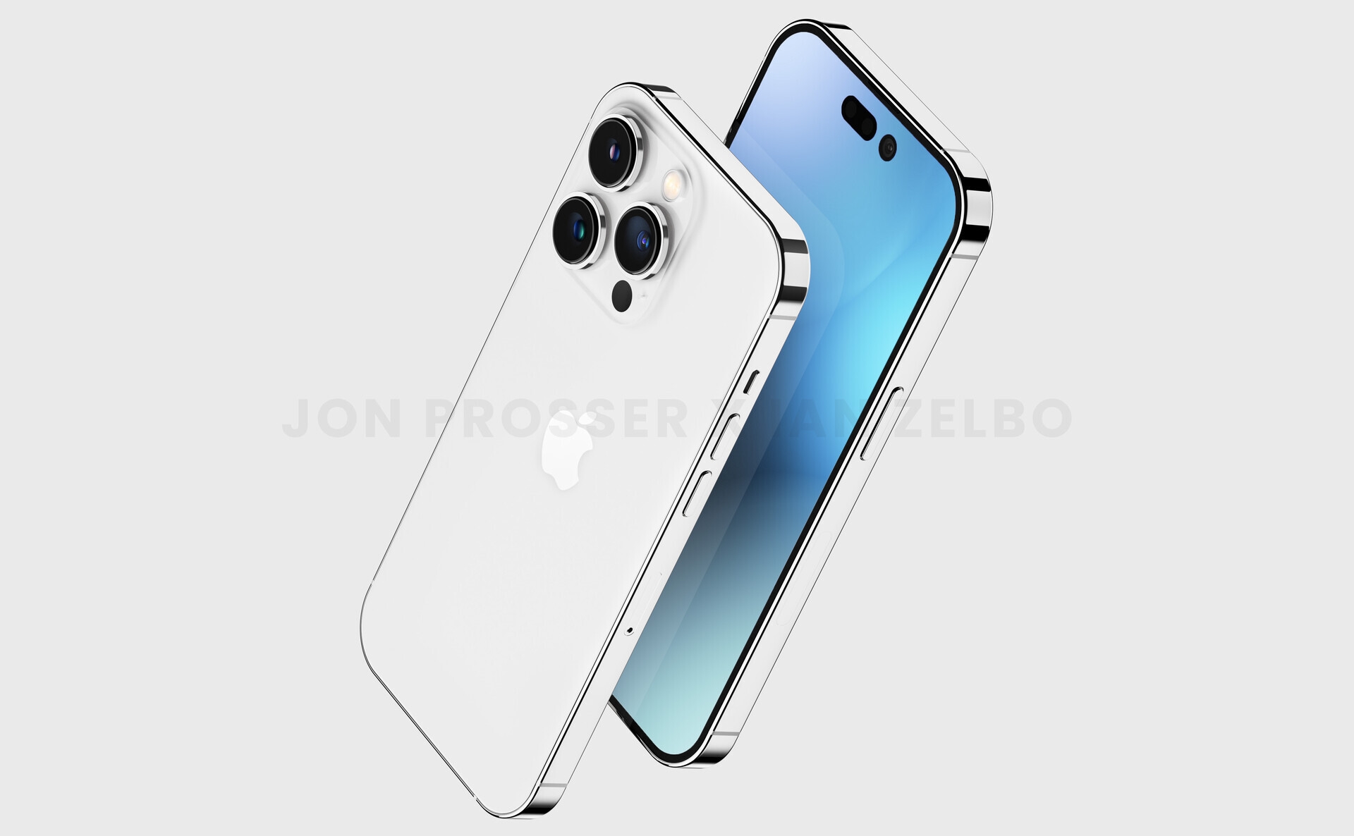 iPhone 14 Pro最新渲染图曝光：苹果真要用挖孔？