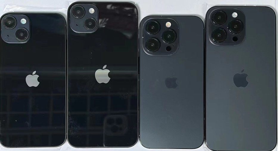 苹果躺平了 iPhone 14全系机模曝光：标准版就这？