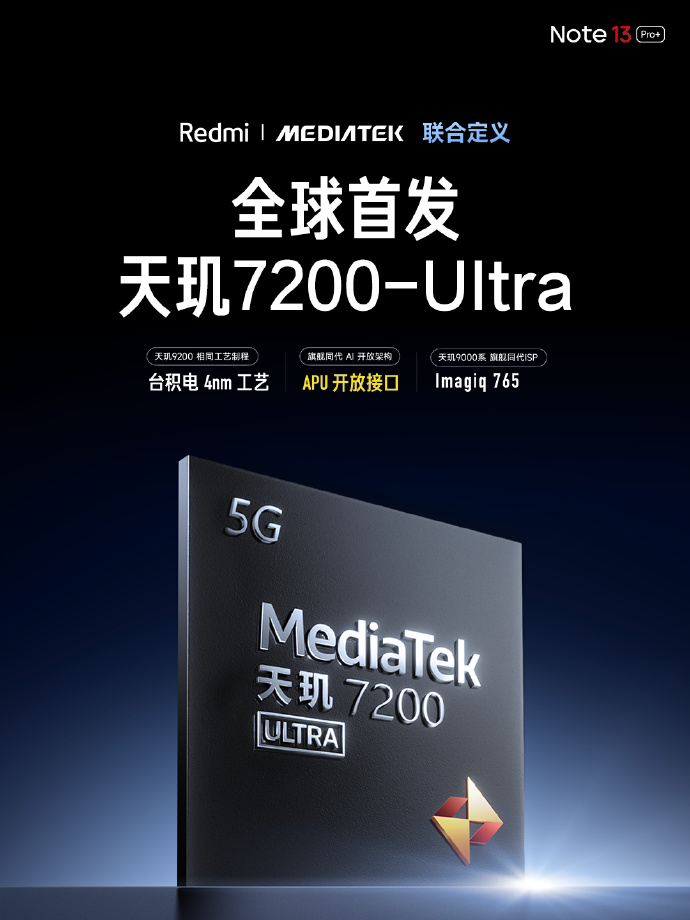 Redmi Note13系列发布：1399元起售