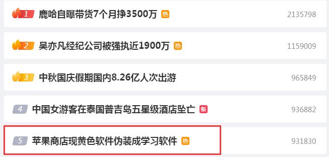 苹果App Store审核机制无效？黄色软件在苹果商店随便下