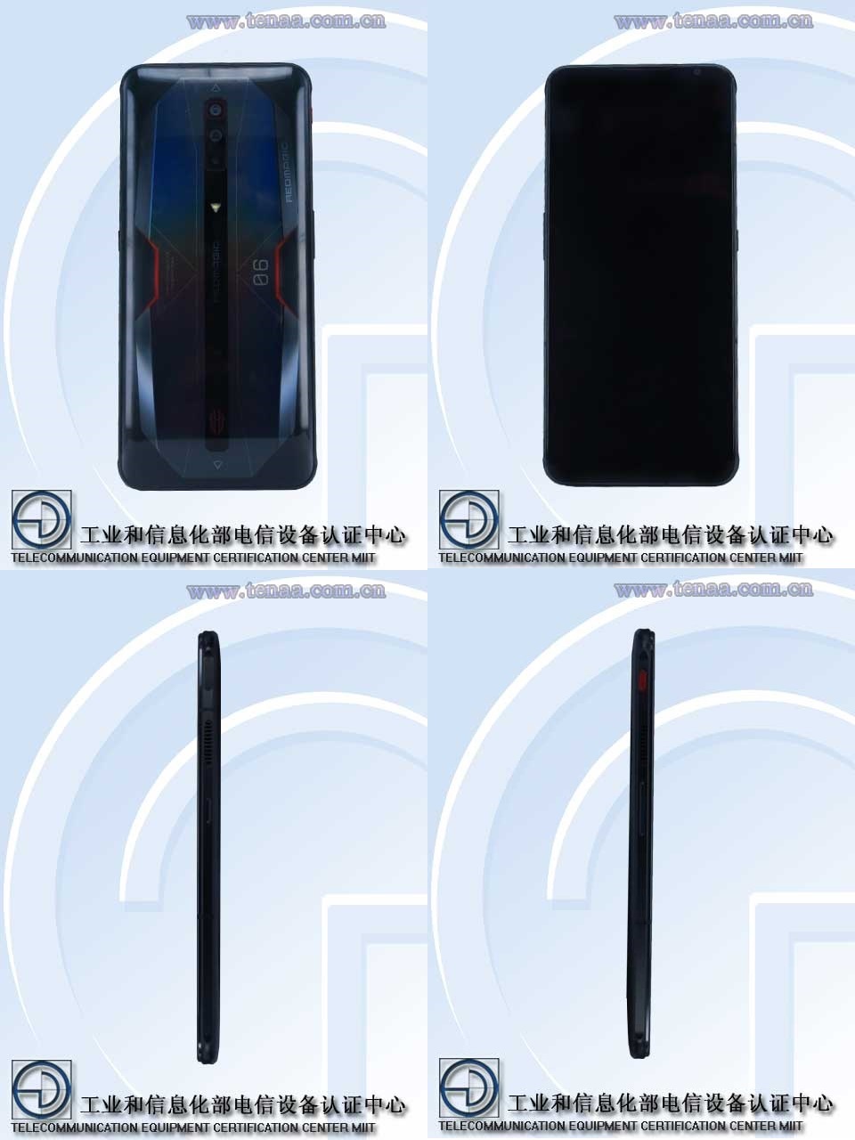 腾讯红魔游戏手机6入网：素颜照出炉 外形感受下