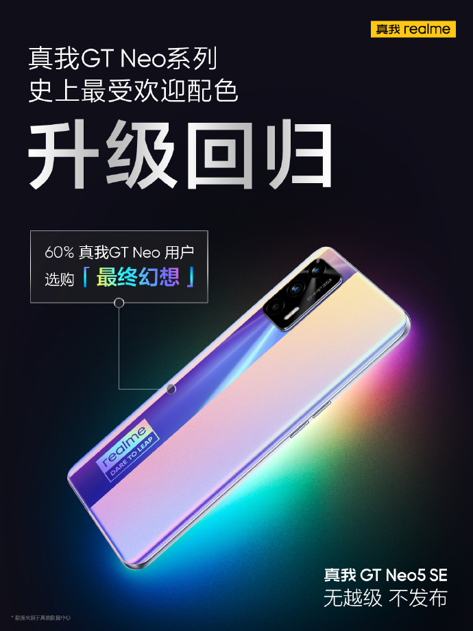 GT Neo5 SE新配色公布 最终幻想再临