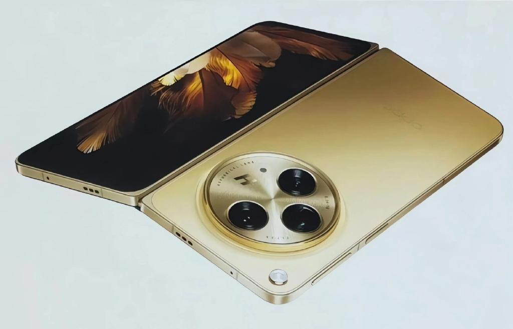 OPPO Find N3折叠屏渲染图曝光 巨大哈苏标志格外显眼