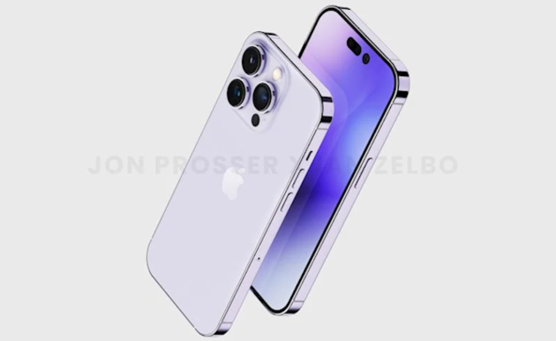 iPhone 14 Pro最新渲染图曝光：苹果真要用挖孔？