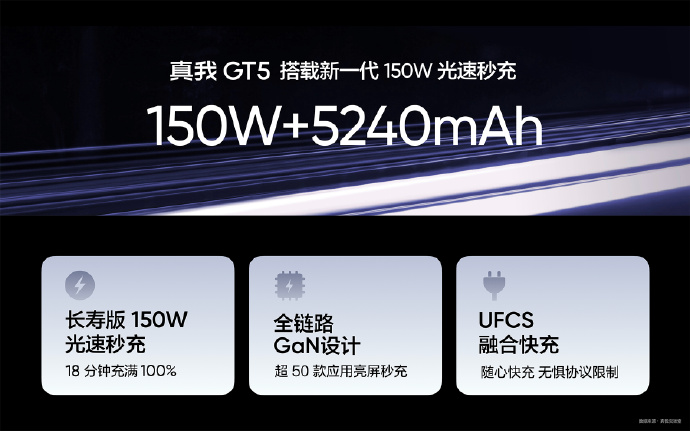 真我GT5发布：150W/240W双版本 2999起售