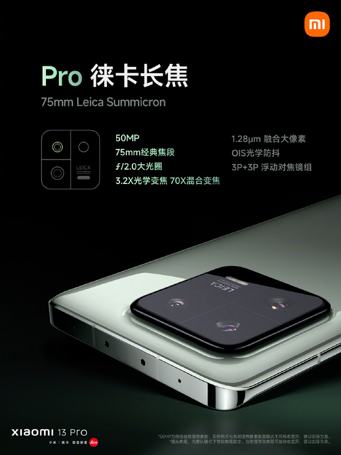 小米13 Pro正式发布：徕卡1英寸超大底加持 4999元起售