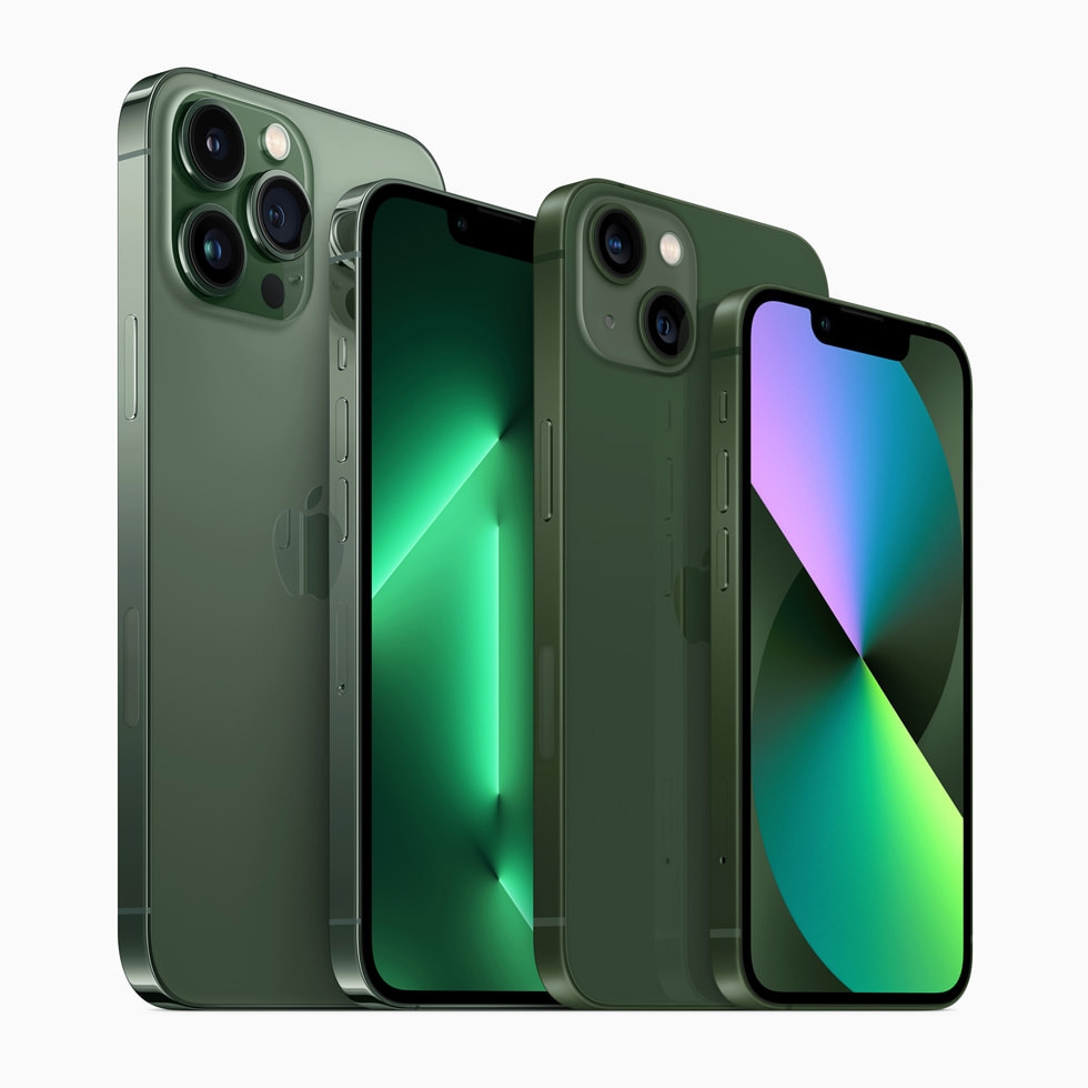 5199元起 iPhone 13新配色登场：苍岭绿/绿色
