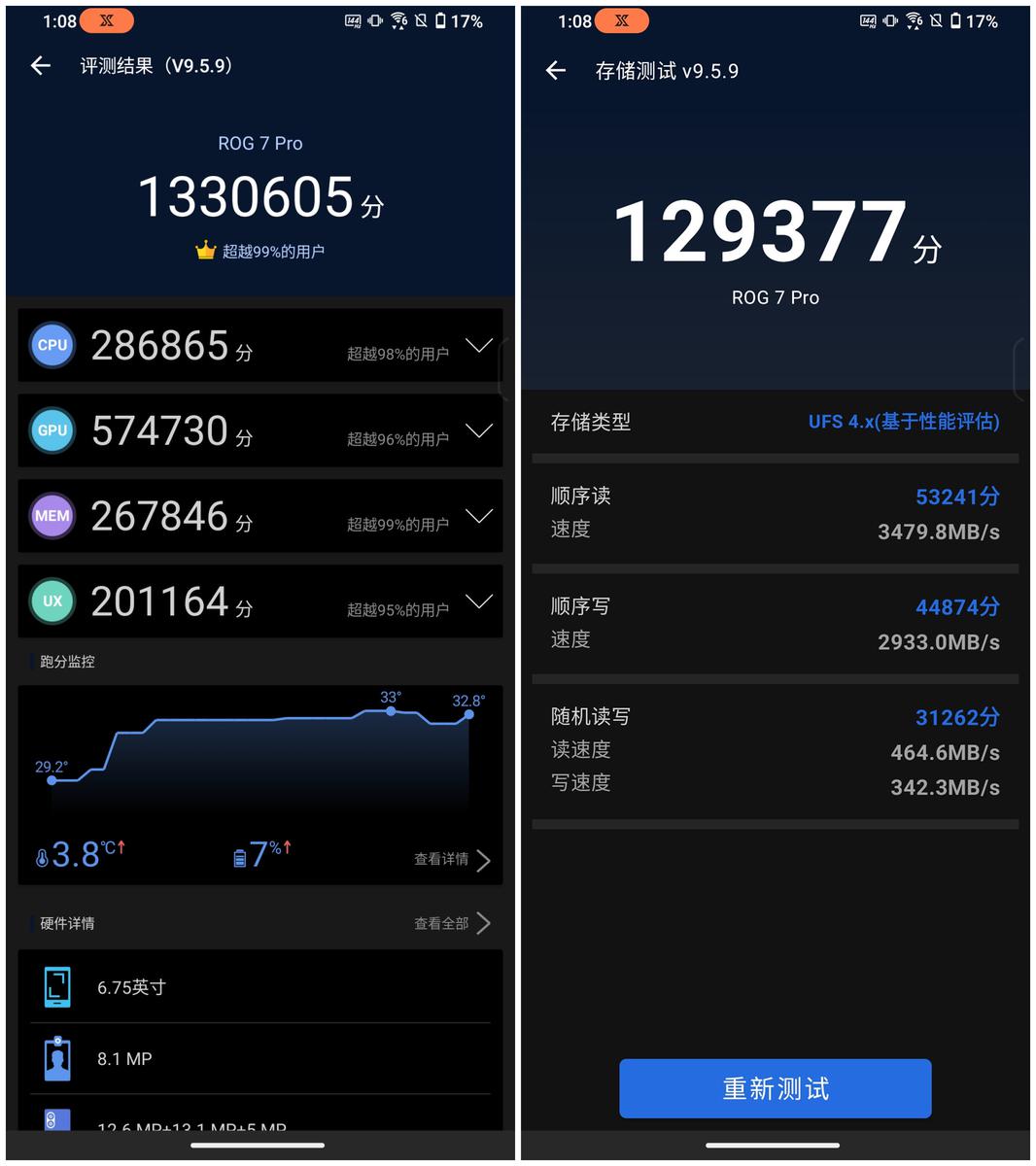 腾讯ROG 游戏手机7 Pro评测：骁龙8Gen2顶级之作 专属“外挂”再升级