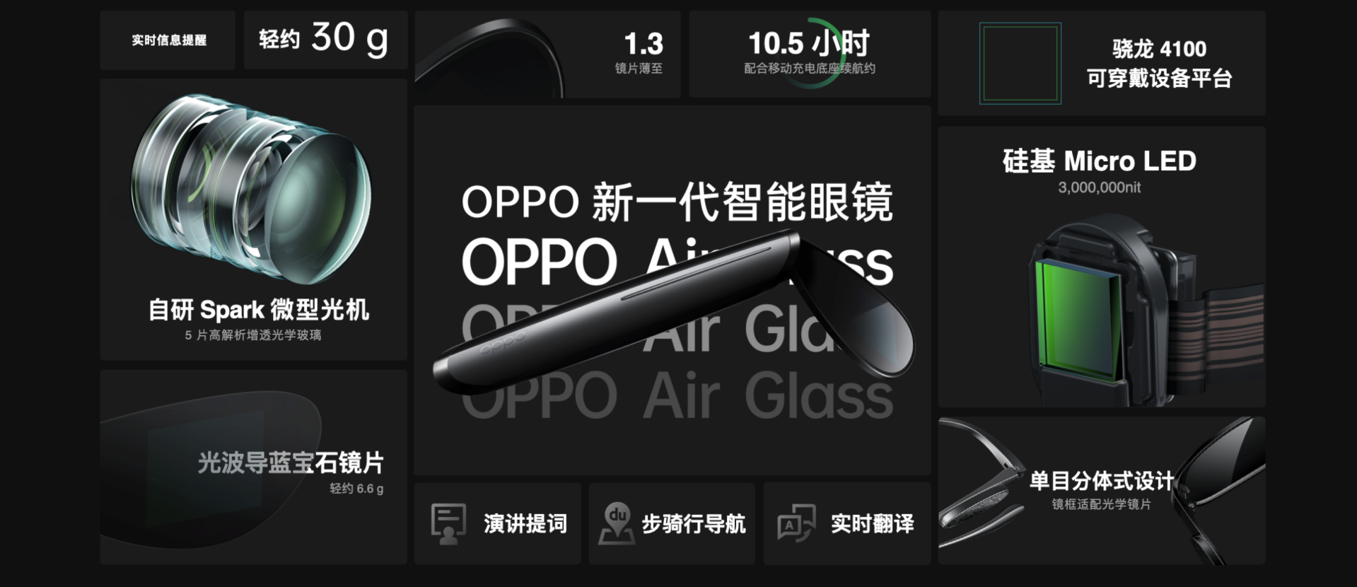 轻巧超乎想象  OPPO Air Glass智能眼镜正式发布