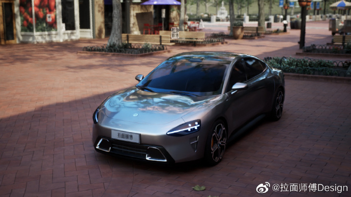 可能是真的 小米汽车高清外观图揭晓