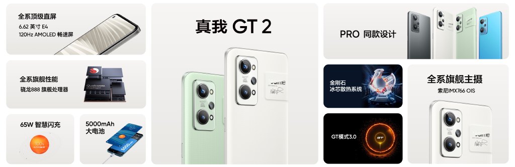 Pro版3699元起售！真我GT2系列发布 全球第三款骁龙8旗舰