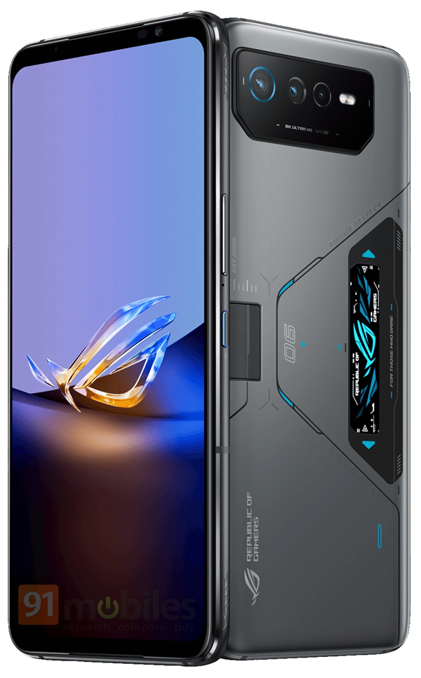 首款天玑9000+游戏手机 ROG6天玑至尊版高清图公布
