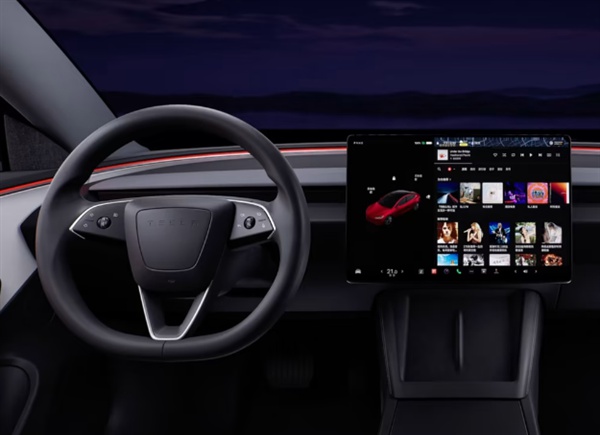 新款Model 3上架：换挡需要滑动屏幕操作 25.99万元起