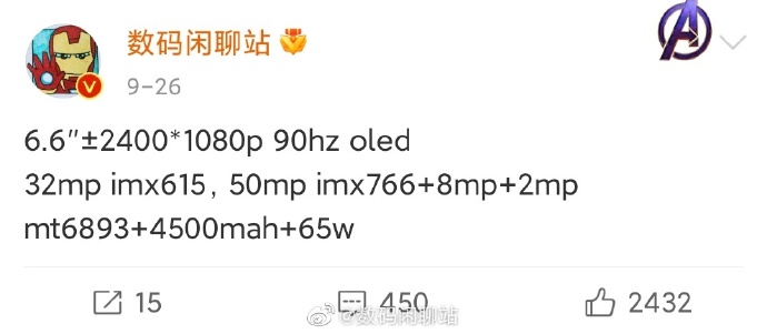 时隔6个月 Reno7系列将至
