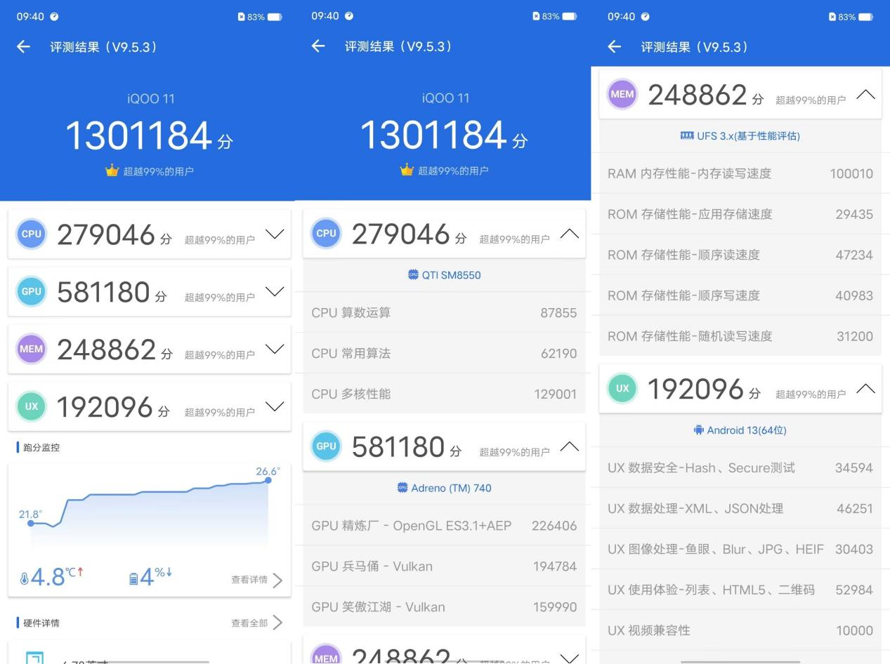iQOO 11评测：骁龙8 Gen2调校优秀