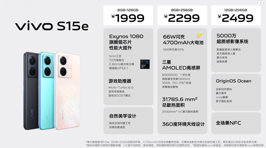 蓝厂新机发布：5nm芯片+66W快充 1999元起