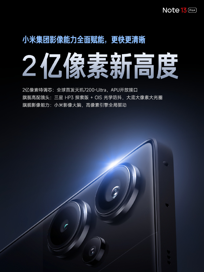 Redmi Note13系列发布：1399元起售