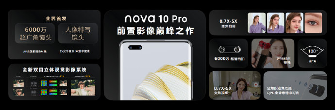 搭载骁龙778G 4G处理器，华为nova 10系列正式发布