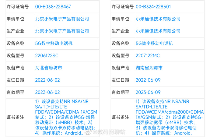 小米四款旗舰准备就绪：骁龙8+、徕卡影像、天玑9000这次全齐了