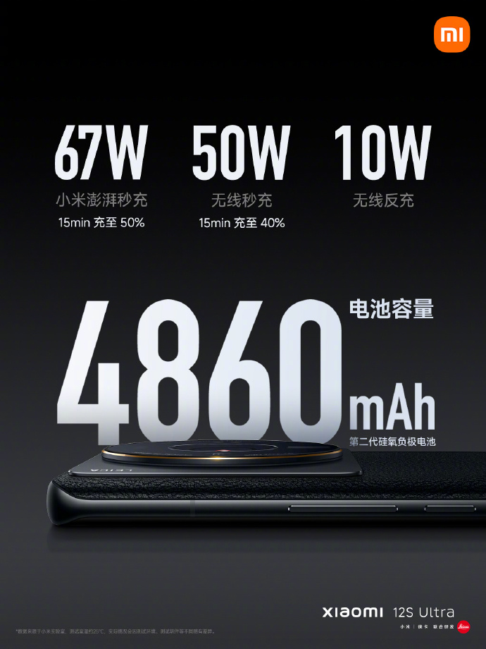 1英寸超大底+徕卡影像：小米12S Ultra发布 5999起售