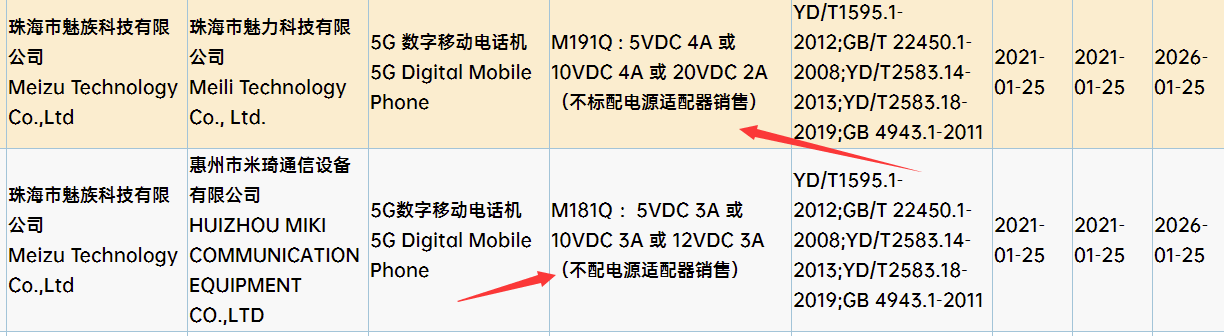 魅族18系列曝光！两款已入网、配置大升级