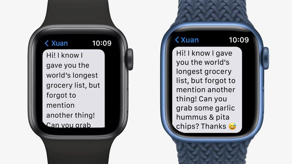 颜值大增 苹果Apple Watch 7系列发布 399美元起