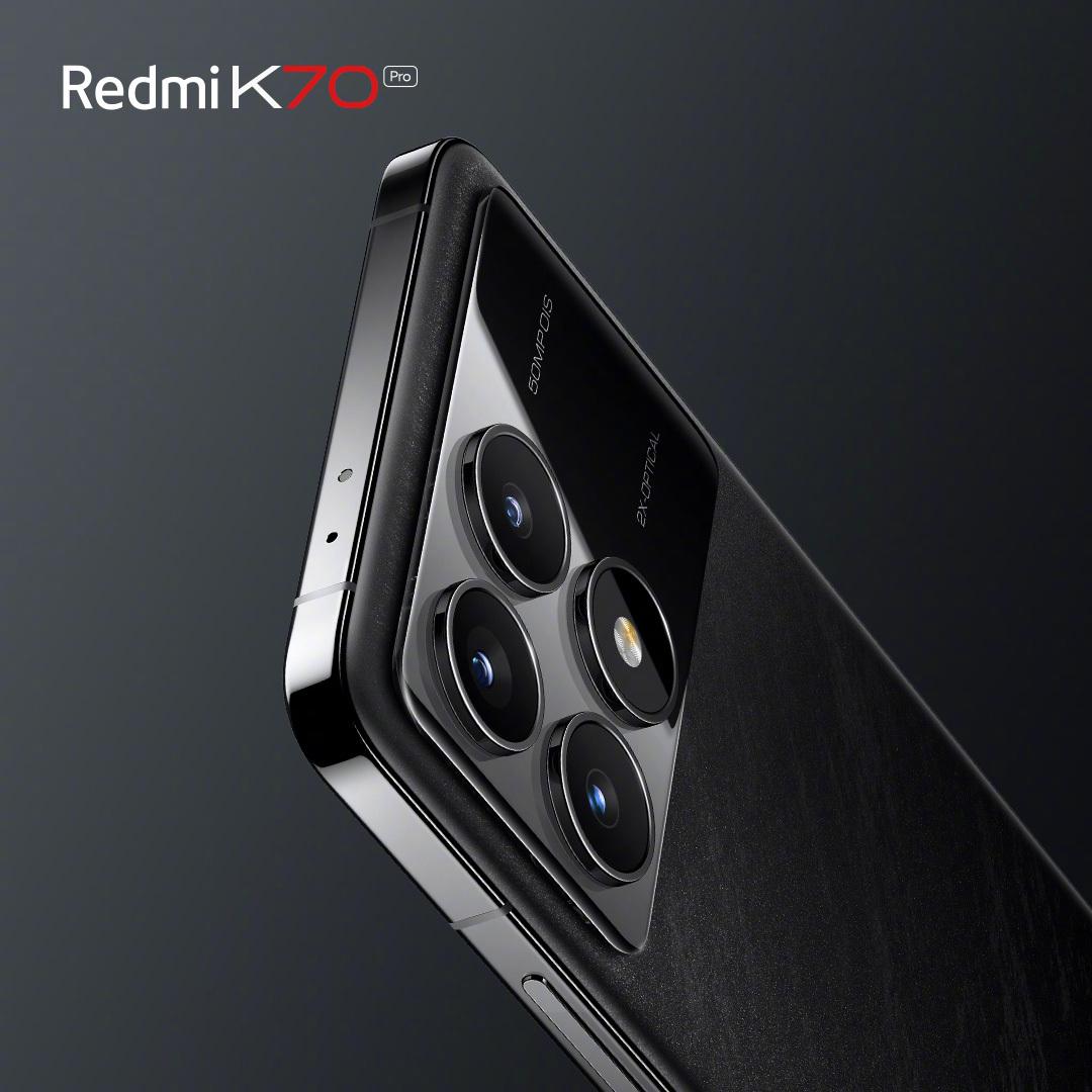 Redmi红米K70 Pro外观亮相：定制高透玻璃DECO