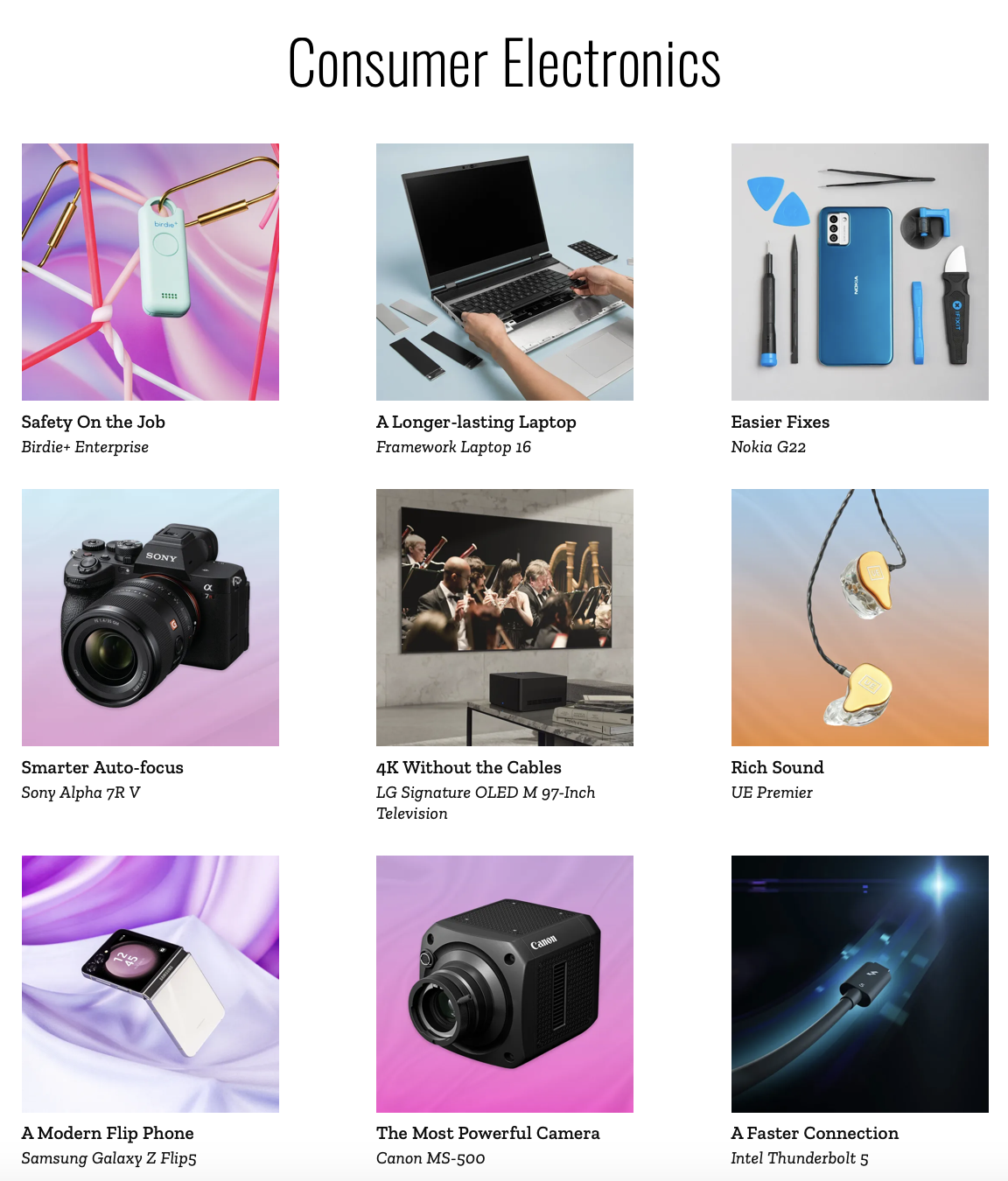 《时代》杂志评选 200 件年度最佳发明：诺基亚 G22、三星 Galaxy Z Flip 5 等产品上榜