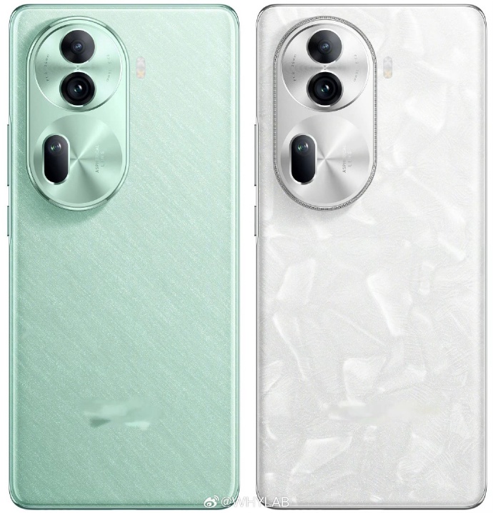 OPPO Reno11 手机渲染图曝光：高辨识度镜头模组，天玑 8200 / 骁龙 8 + 双版本