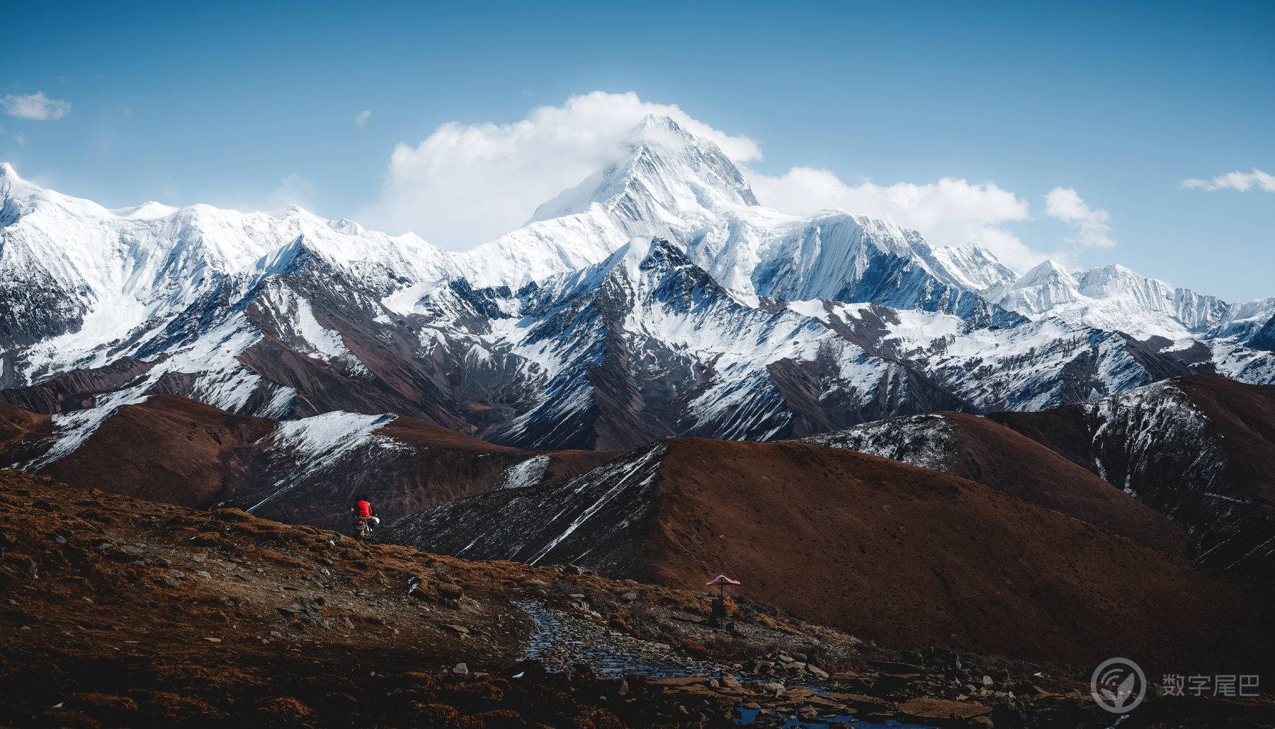 往返4次，历经艰险，贡嘎金山，得偿所愿（富士GFX50R冷嘎措冰封之旅）