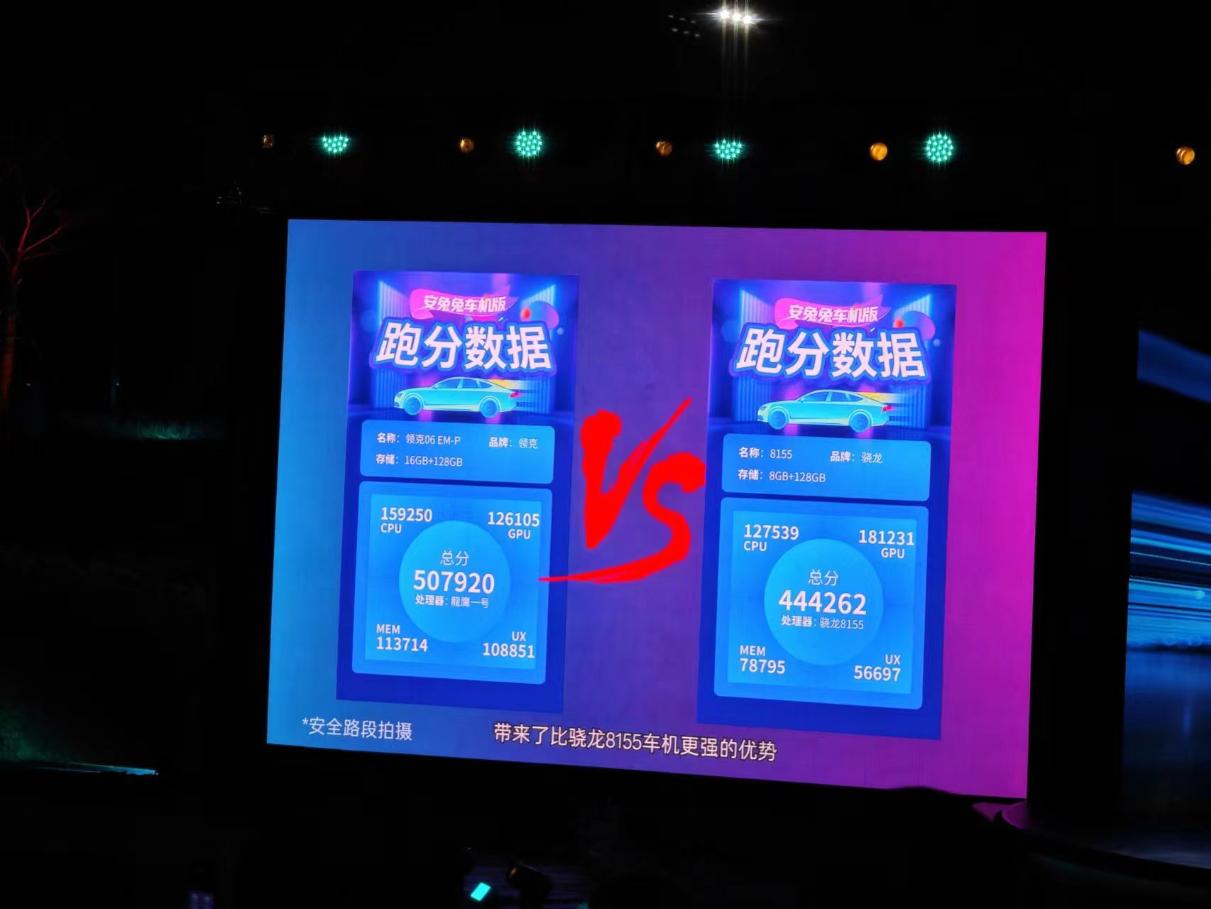 中国芯加持 车机跑分超骁龙8155 领克06 EM-P上市