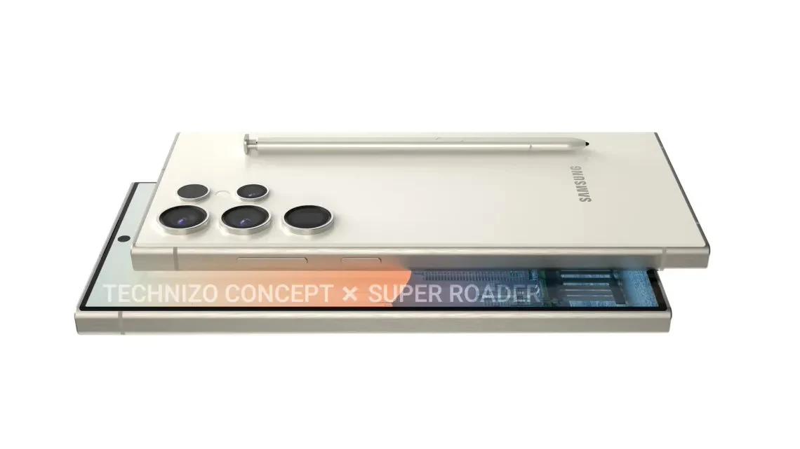 三星Galaxy S24 Ultra最新渲染图曝光 钛金属中框 更加方正
