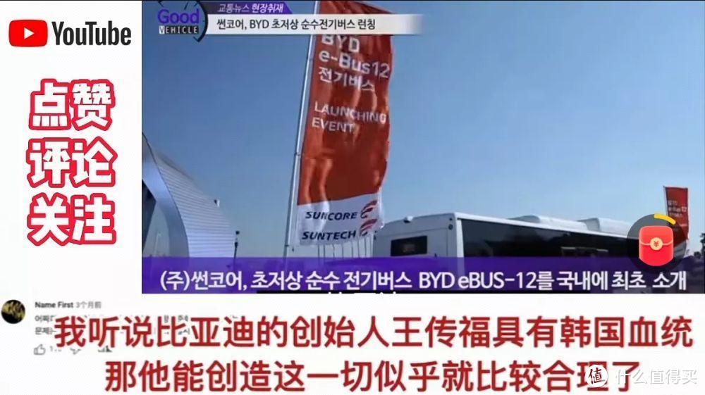 比亚迪高歌猛进？韩国网友急了：我听说王传福有韩国血统？