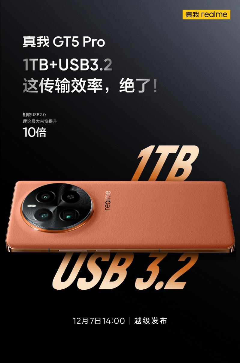 realme真我GT5 Pro新一轮预热
