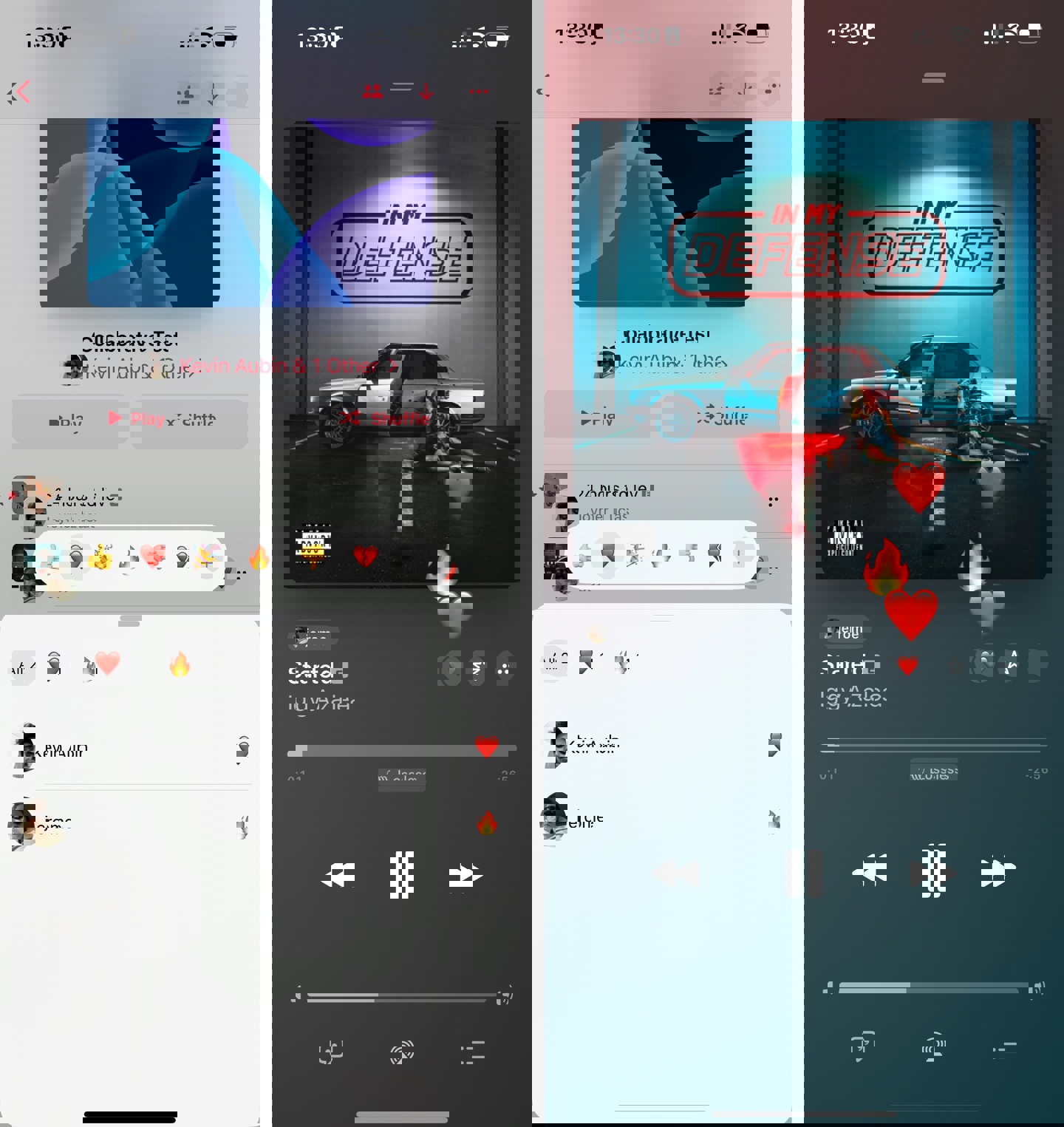 苹果 Apple Music 协作播放列表增强互动：支持 Emoji Reactions